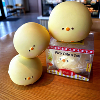 Jouet Squishy Poulet en PU, Jouet Anti-Stress à Rebond Lent, Mignon Poulet Anti-Stress à Presser