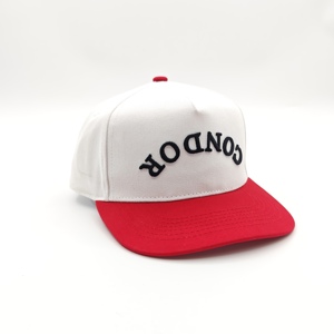 Casquette de baseball ajustable en tissu Oxford Dobby bicolore à 5 panneaux avec broderie 3D - Product Image 2