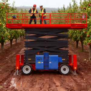 Promotion 6m 8m 10m Hydraulic Mid Rise Mini Vehicle Mobile All Terrain Portable Self-propelled Hydraulic <b>Platform</b> Scissor Lift - Product Image 3