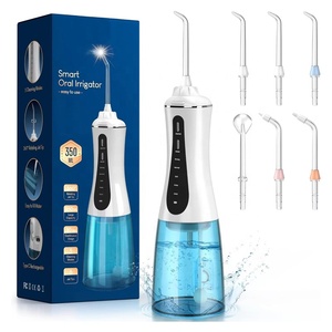 Irrigateur de bouche portatif de <span class=keywords><strong>jet</strong></span> <span class=keywords><strong>d</strong></span>'<span class=keywords><strong>eau</strong></span> de 350ml IPX7 avec le réservoir <span class=keywords><strong>d</strong></span>étachable - Product Image 2