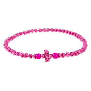 Bracelet de prière orthodoxe 61 nœuds en corde cirée, fait main, russe, réglable, pour hommes et femmes, rouge, style occidental – Meilleure vente - Product Image 6