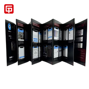 Hot bán tùy chỉnh gấp tập sách 157/200/250gsm Giấy tờ rơi Cuốn sách nhỏ với thiết kế cá nhân in ấn cuốn sách - Product Image 2