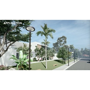 Lámpara Solar LED para Jardín WADE de 800W, RGB con Regulación de Intensidad, Luz Alta, Sin Cables, Lámpara de Calle para Exteriores - Product Image 3
