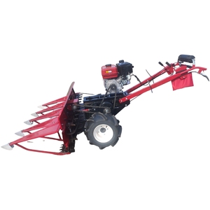 Machine de coupe à essence autopropulsée, moissonneuse 4 rangs avec boîte de vitesses à double différentiel intégrée pour foin agricole - Product Image 5