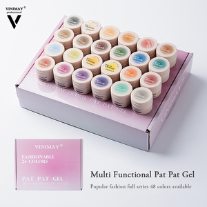 Gel à ongles Ombre Vinimay en pot avec coussin <span class=keywords><strong>d</strong></span>'air, gel de peinture Pat Pat, source <span class=keywords><strong>d</strong></span>'usine, vente en gros, deux styles, gel Pat Art avec outils - Product Image 5