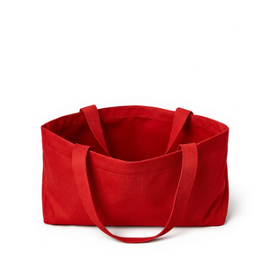 Sac fourre-tout en toile surdimensionné OEM COTTON FIELD pour femme, grand sac de week-end, de plage ou de shopping, avec logo personnalisé et doubles poignées supérieures - Product Image 3