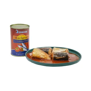 ZONGCOM Canned mackerel in tomato sauce canned fish price canned mackerel