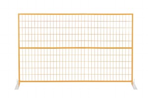Clôture temporaire à maillons avec cadre en fer et acier au carbone, galvanisée à chaud, facile à assembler, clôture extérieure <span class=keywords><strong>de</strong></span> l'usine d'Anping - Product Image 2