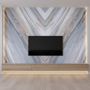 Papiers peints 3D en PVC à rayures grises <span class=keywords><strong>et</strong></span> blanches pour appartement moderne, salon, divertissement, design graphique, installation facile en DIY - Product Image 3