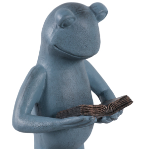 Statua di Rana con Libro per Decorazione Giardino, Ornamento Fantasioso da Esterno per Patio e Cortile - Product Image 5