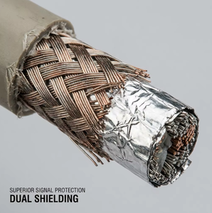 Cable de Instrumentación con Conductor de Cobre, Revestimiento de <span class=keywords><strong>PVC</strong></span>, Doble Blindaje de Lámina de Aluminio y Trenzado, para Automatización Industrial, Control de Señales VFD - Product Image 3