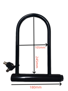 Antivol de vélo haute sécurité, cadenas en <span class=keywords><strong>U</strong></span> spécial en acier, antivol pour <span class=keywords><strong>moto</strong></span> électrique, antivol pour vélo - Product Image 5
