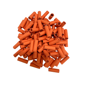 Conos de Papel Naranja con Flecos de Borlas para Proyectos de Manualidades - Product Image 1