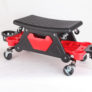 Tabouret de mécanicien en plastique avec plateau d'outils de réparation et fauteuil roulant pour l'entretien des véhicules et le nettoyage de la <span class=keywords><strong>voiture</strong></span>, au meilleur <span class=keywords><strong>prix</strong></span>, vente en gros - Product Image 1