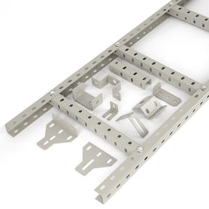 Chemin de câbles de type échelle en <span class=keywords><strong>acier</strong></span> inoxydable galvanisé à chaud pour la pose et le support des câbles. - Product Image 4