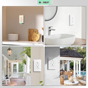 Prise GFCI Barep homologuée UL 15 ampères 125 V avec auto-test, résistante aux manipulations et aux intempéries, pour emplacements humides et étuvés - Product Image 4