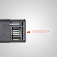 Kit de Tournevis de Précision Professionnel 24-en-1, Mini Kits d'Outils Petits Tournevis Magnétiques pour la Réparation Électronique