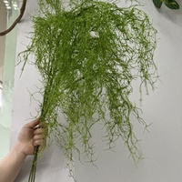 Groothandel Nieuwe Simulatie Groen Mos Lucht Gras Asperges Gras Dragon Mos Zachte Bruiloft Decoraties Nep Kunstmatige Plant