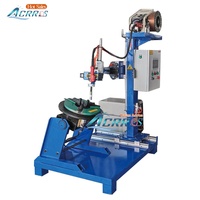 Manipulador de soldadura TIG automático con plato giratorio de posicionamiento, orificio pasante de 170 mm, carrera de 600 mm, para soldadura de costura circular de bridas de tuberías