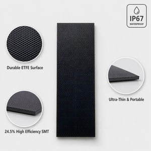 Panel Solar HPBC Ultrafino, Mini Panel Solar de Tamaño Pequeño, Tira Solar Larga de 10W 20W 30W Monocristalino <span class=keywords><strong>para</strong></span> Hogar, Balcón, Barandilla, Valla - Product Image 3