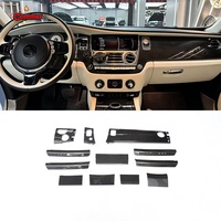 Kit d'accessoires auto en fibre de carbone sèche style BB pour l'intérieur de Rolls Royce Wraith