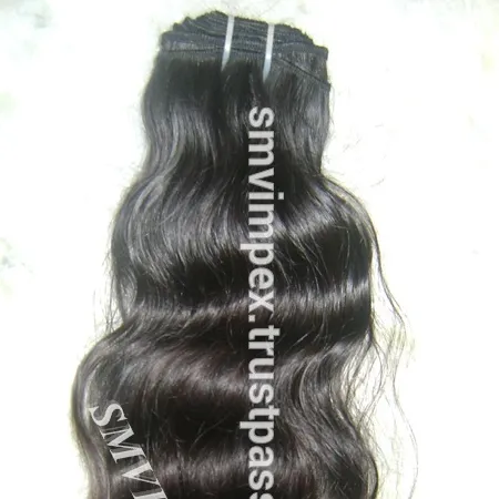 Natural hair extension.Natural body wave factory made unprocessed virgin hair weaving from India.