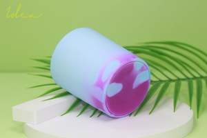 Decoración personalizada, calidad superior, precio bajo, temperatura, cambio de Color, Spray, uso doméstico, 7oz, vela de vidrio - Product Image 3