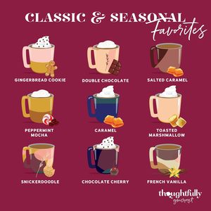 Set de Regalo de Café <span class=keywords><strong>Gourmet</strong></span> con Sabores a Caramelo Salado, Menta, Vainilla Francesa, etc. Lazo para Caja Empaquetada - Product Image 3