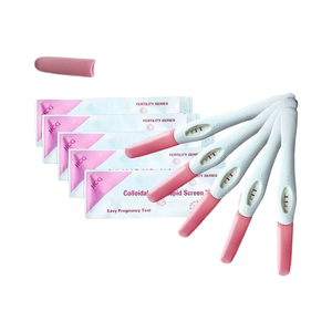 ชุดทดสอบการตั้งครรภ์ในปัสสาวะแผ่นทดสอบการตั้งครรภ์ที่รวดเร็วแผ่นทดสอบการตั้งครรภ์ความแม่นยำ99% แท่งทดสอบการตั้งครรภ์ที่ผลิตโดยพยาบาล - Product Image 3