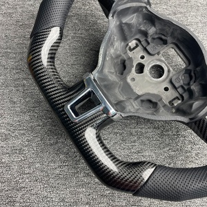 Volante de Fibra de Carbono de Alta Calidad para <span class=keywords><strong>Volkswagen</strong></span> Golf 6 GTI R32 Jetta MK5 MK6 Passat CC Scirocco Eos Beetle - Product Image 4