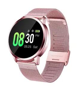 2019 新バージョンスマートウォッチメタルバンド Q8 Q8A 、ステンレス鋼/金属ストラップブレスレット Q8-Q8A のためのメンズ腕時計