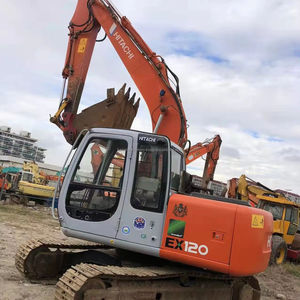 Excavadora usada Hitachi EX120 de marca japonesa barata, excavadora usada Hitachi EX120, excavadora hidráulica sobre orugas - Product Image 1
