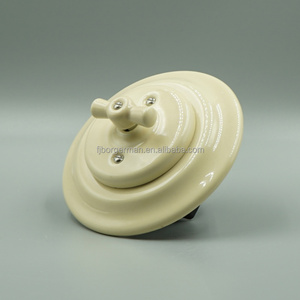 Borgerman tùy chỉnh chất lượng cao retro gốm chuyển đổi quay Sứ Cổ điển điện tường chuyển đổi ổ cắm - Product Image 4