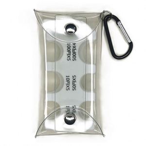 กระเป๋าใส่เหรียญพีวีซีขนาดเล็กแบบพกพาพร้อมที่จ่ายเหรียญและคลิปหนีบเหรียญแบบญี่ปุ่นสำหรับสะสมและจัดเก็บ - Product Image 2