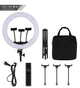 Ring Light <b>18</b> Inch Led 2700-6500K 55W Dimmable Photographic Lighting With Stand - Product Image 1