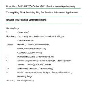 Anneau de réinitialisation pour applications d'ajustement de précision - Product Image 2