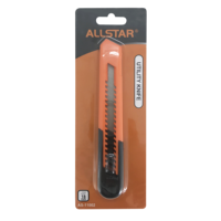 Couteau utilitaire professionnel de 18 mm pour la découpe du papier, vente directe d'usine All Star, outils à main professionnels, couteau à lame cassable