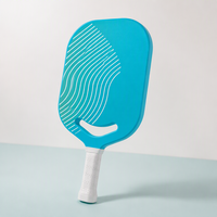 Raquette de pickleball Lingjun en Kevlar et carbone, structure en nid d'abeille sans bordure, absorption de 16 mm, design équilibré pour terrain extérieur, entraînement et divertissement