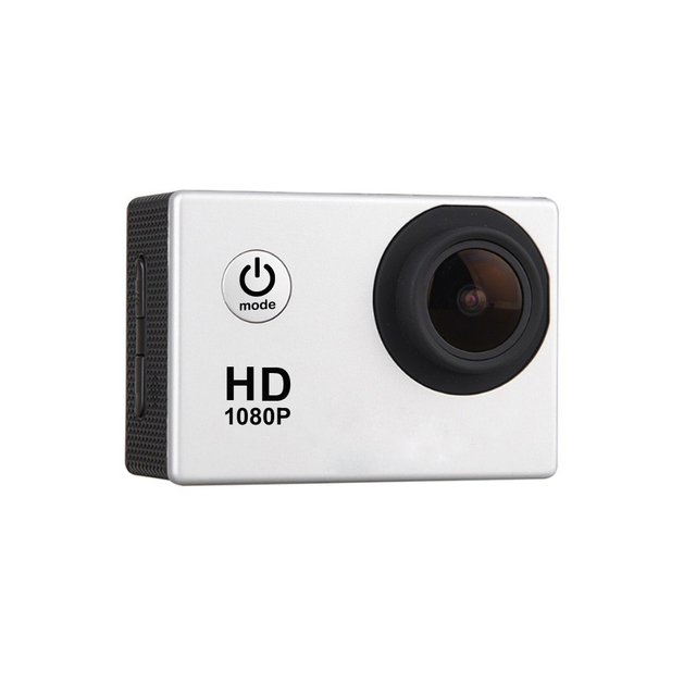 Action Camera 1080P 30fps Sports Camera 30m  Underwater Waterproof with 1 Batteries and Multi-Function Accessory