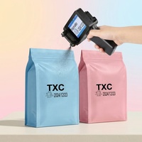 Impresora de Inyección de Tinta Portátil Inalámbrica, Mini Impresora de Codificación Manual para Imprimir Fechas de Caducidad y Códigos de Lote