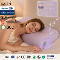Almohada Inteligente con Bluetooth en Forma de U, Ecológica, con Terapia de Calor, Funda Extraíble y Lavable, Espuma Viscoelástica, Personalizable OEM ODM
