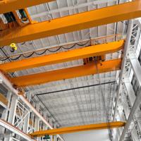 Pont roulant électromagnétique de type QC 16T, système motorisé contrôlé par PLC, portée 19,5 m, 18 m, pour atelier de construction, 93,5 kW