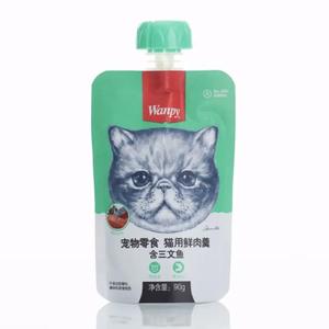 Wanpy Snack Bio pour Chat 90g 4 Saveurs Soupe de Poulet Bâtonnets pour Chat Nourriture Humide avec Vitamines & Minéraux - Product Image 2