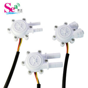 Dijiang 1/4 3/8 <b>Micro</b> Plastic POM Flow Meter 3.5-24VDC 0.1-2L/min Liquid Flow Sensor Output Pulse 0.8Mpa for RO Coffee <b>Machines</b> - Product Image 4