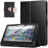 Coque MoKo pour Amazon All-New Kindle Fire 7 tablette (2022 Release-12th génération) dernier modèle 7 pouces housse de support pliable mince