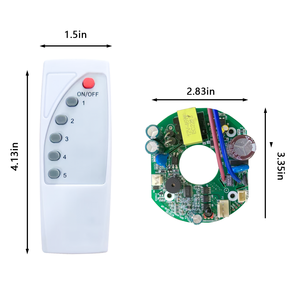 40W 12V DC Quạt trần bảng điều khiển với IR điều khiển từ xa học tập mã pcba bảng mạch - Product Image 3