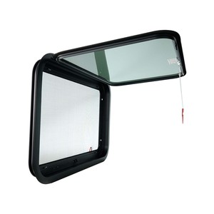 Fenêtre <span class=keywords><strong>coulissante</strong></span> convexe de marque TZ, remanufacturée, 762x508, pour camping-cars/caravanes/VR/voitures utilitaires, avec cadre en aluminium et verre trempé, homologuée DOT, garantie 1 an - Product Image 2