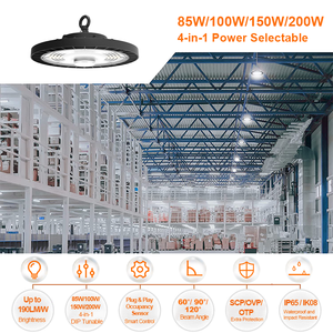 300w Aquaculture Pisciculture Lumen Linéaire Csa Adiding 3030 Campana Led Redonda Sans Conducteur Ufo Highbay Lumière Haute Baie Lumières - Product Image 3