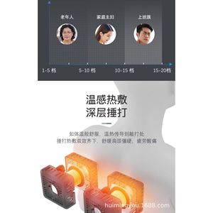 Neck Shoulder Massager With Heat Therapy Infrared Massage For Back Waist And Neck Plug In PU Leather Material - Product Image 4