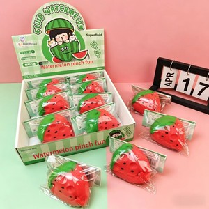 Nuevo Juguete Sensorial de Sandía Fluido, Antiestrés, de Compresión Lenta, para Descompresión, Mini Caja de Colores, Juguetes de Comida - Product Image 1